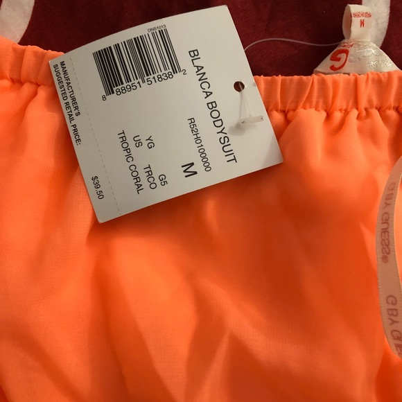 G by Guess bodysuit top sz M New with Tags - Picture 2 of 2